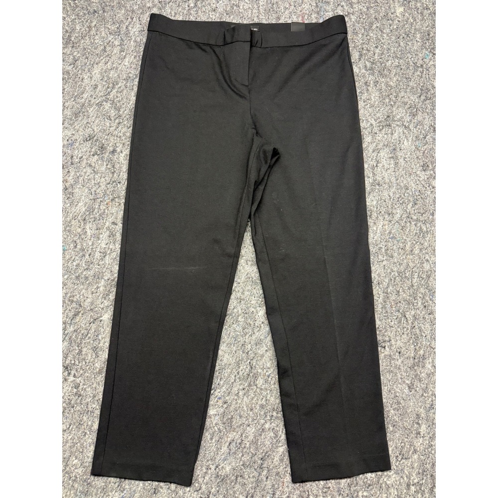 Amanda + Chelsea Alex Pant Modern Fit Ankle Black Washable Stretch Size 16 NEW